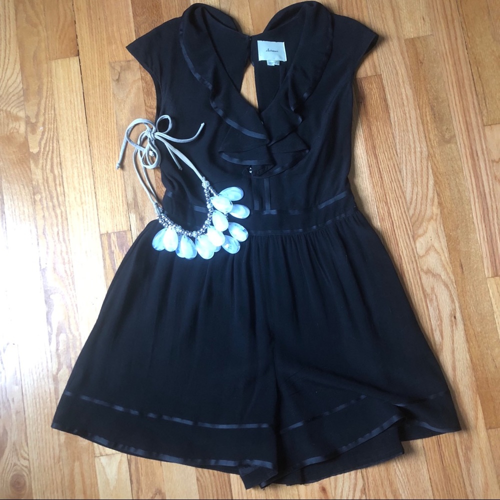 ANTHRO | Lexa Ruffle NYE romper by Elevenses